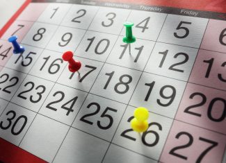Calendar appointment date